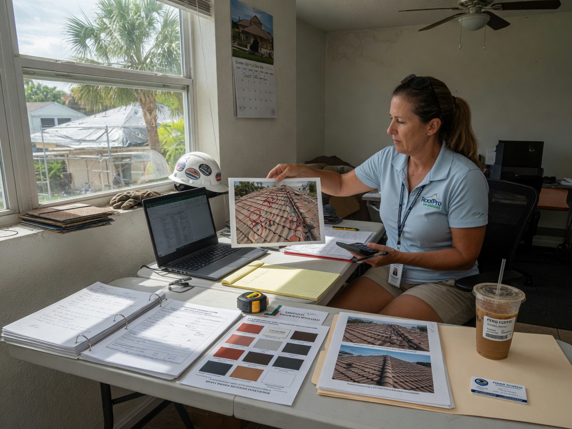 Roof Replacement Quote Preparation in Sarasota, FL